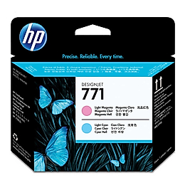 HP 771 CE019A Açık Mavi Açık Kırmızı Orijinal Baskı Kafası