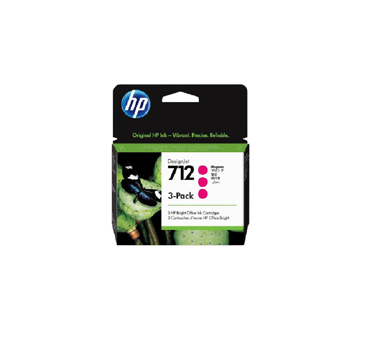 HP 712 3-pack 29-ml Magenta DesignJet Ink Cartridge