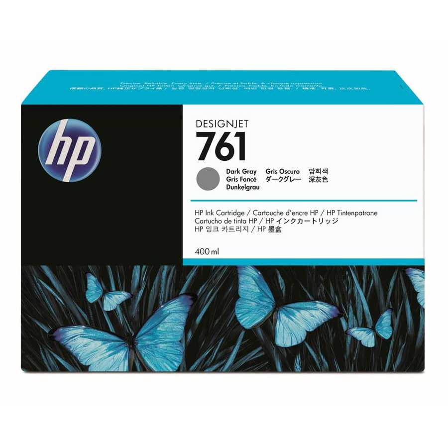 HP 761 400-ml Dark Gray Designjet Ink Cartridge