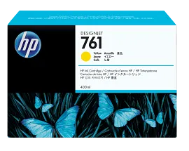 HP 761 400-ml Yellow Designjet Ink Cartridge