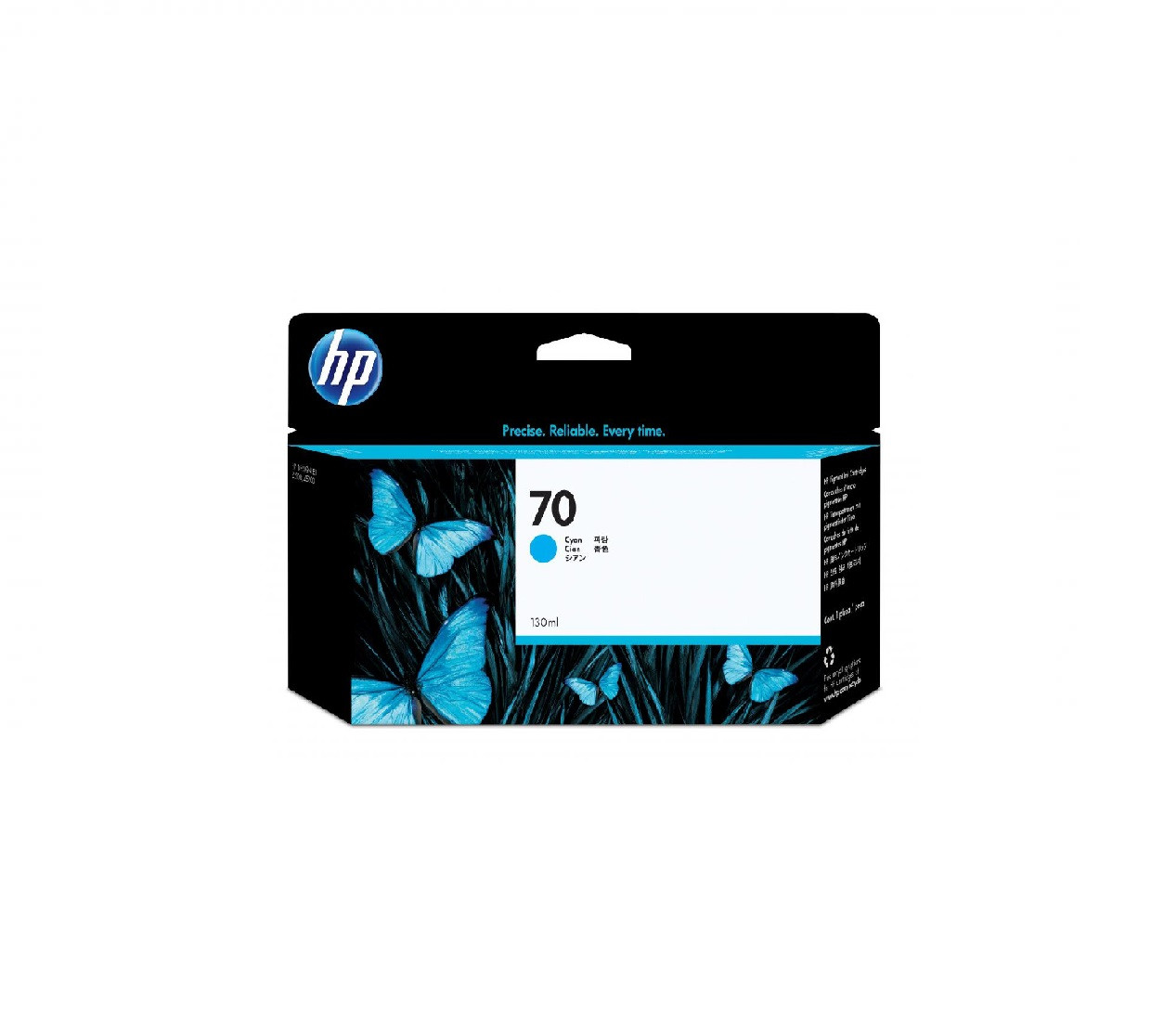 HP 70 130-ml Cyan Ink Cartridge