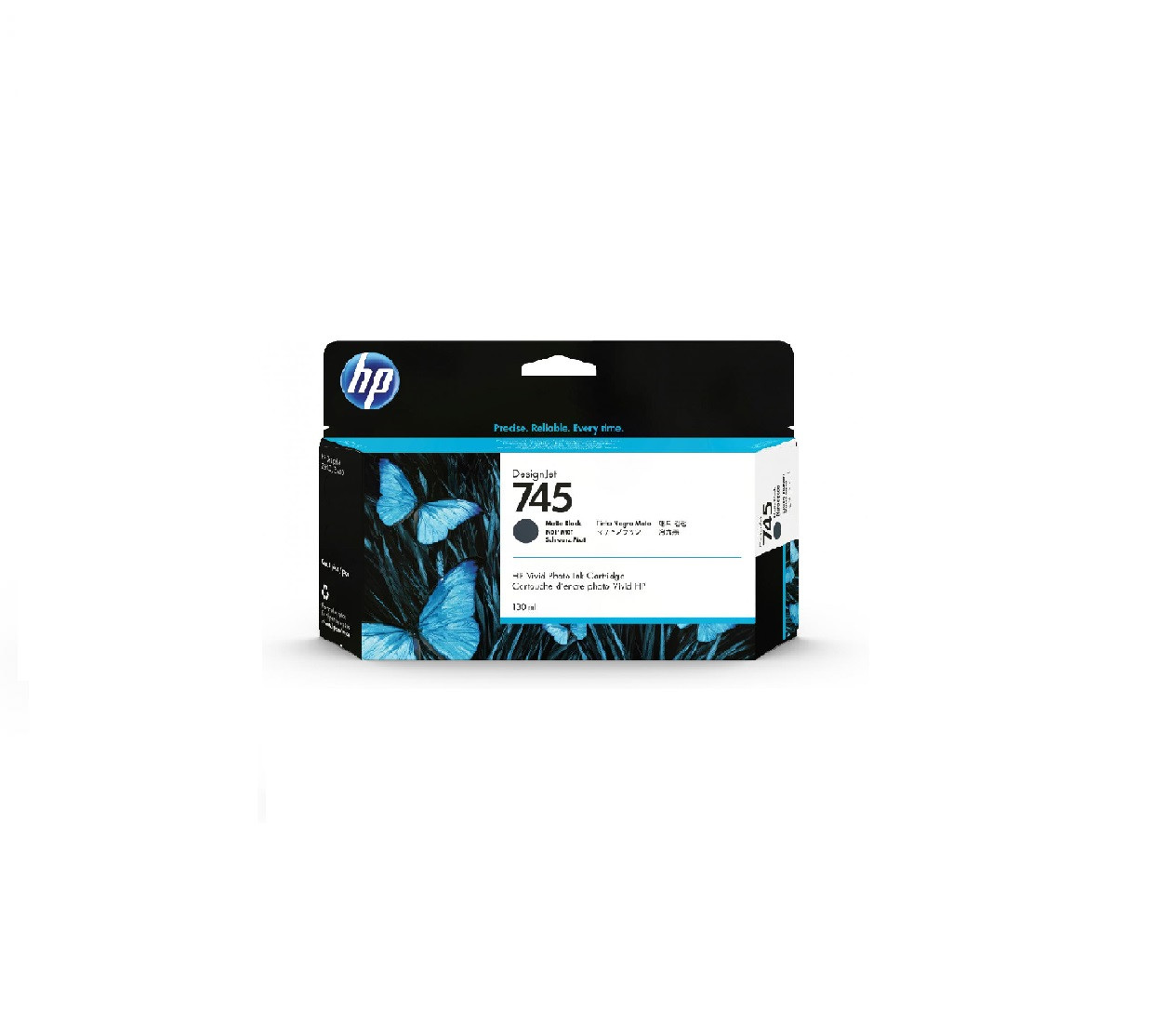 HP 745 130-ml Matte Black DesignJet Ink Cartridge