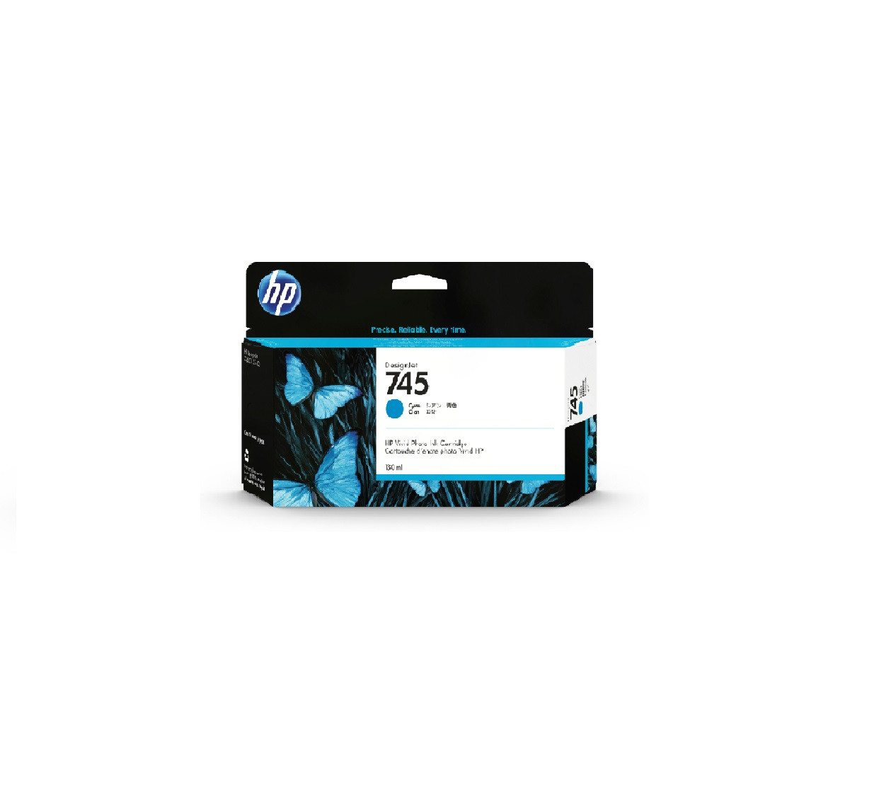 HP 745 130-ml Cyan DesignJet Ink Cartridge