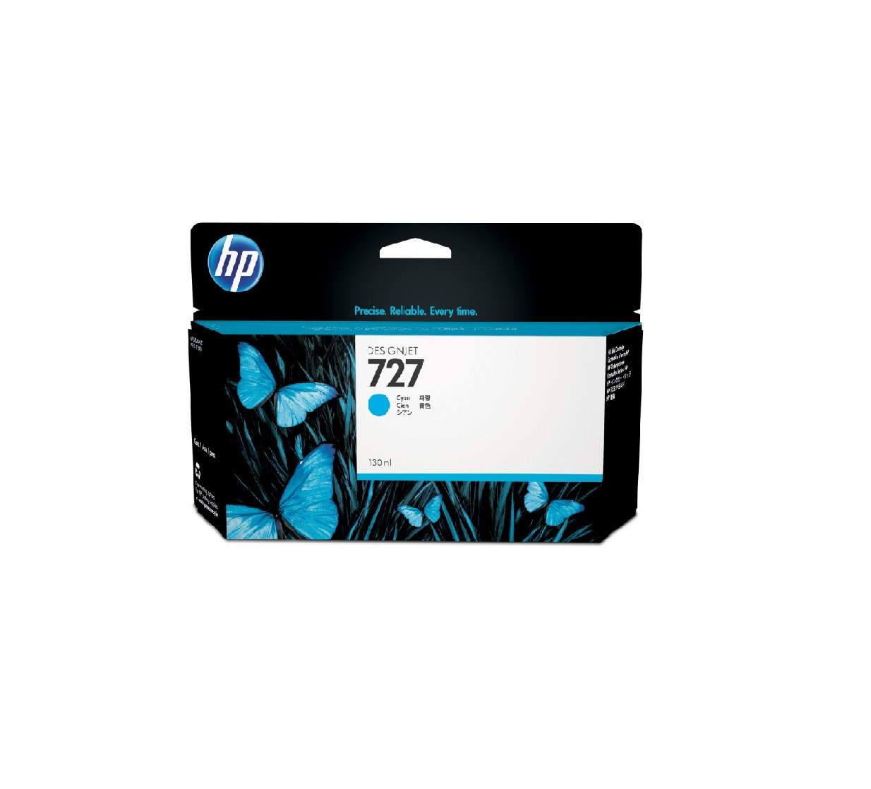 HP 727 130-ml Cyan DesignJet Ink Cartridge Plotter Mürekkep Kartuşu
