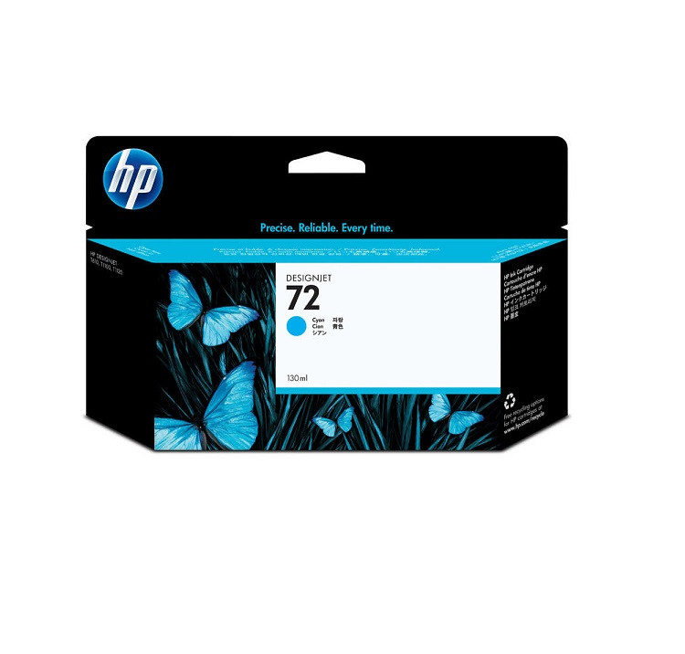 HP 72 130-ml Cyan - Mavi Designjet Ink Cartridge Plotter Mürekkep Kartuşu