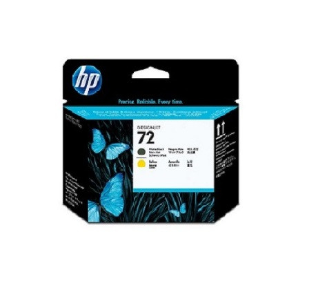 HP 72 C9384A Orijinal Sarı Ve Mat Siyah Baskı Kafası DesignJet Printhead Plotter