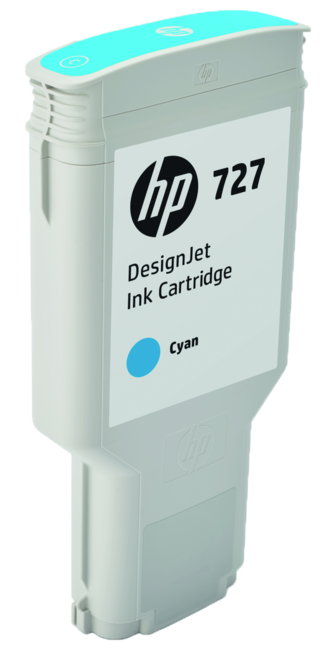 HP 727 Mavi ( Cyan ) F9J76A 300 Ml Muadil Kartuş